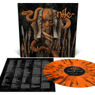 NILE Black Seeds of Vengeance LP Orange Krush with Metallic Silver, Black and Oxblood Splatter  [VINYL 12"]